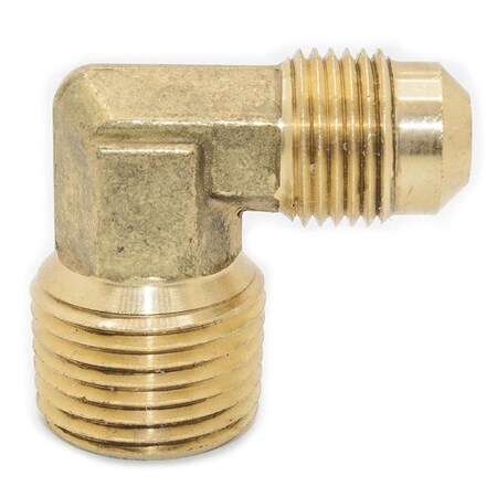 Thrifco Plumbing No. 49 5/16 Inch x 1/4 Inch Brass Flare MIP Elbow 6949009